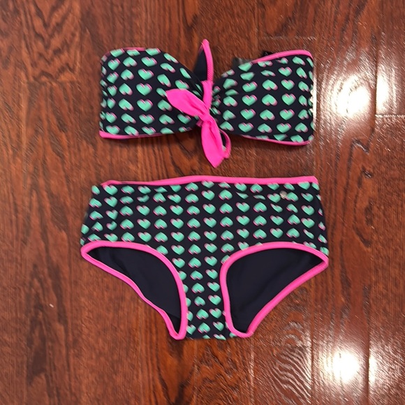 Marc By Marc Jacobs Other - Marc by Marc Jacobs Heart Patterned Swim Set Reversible